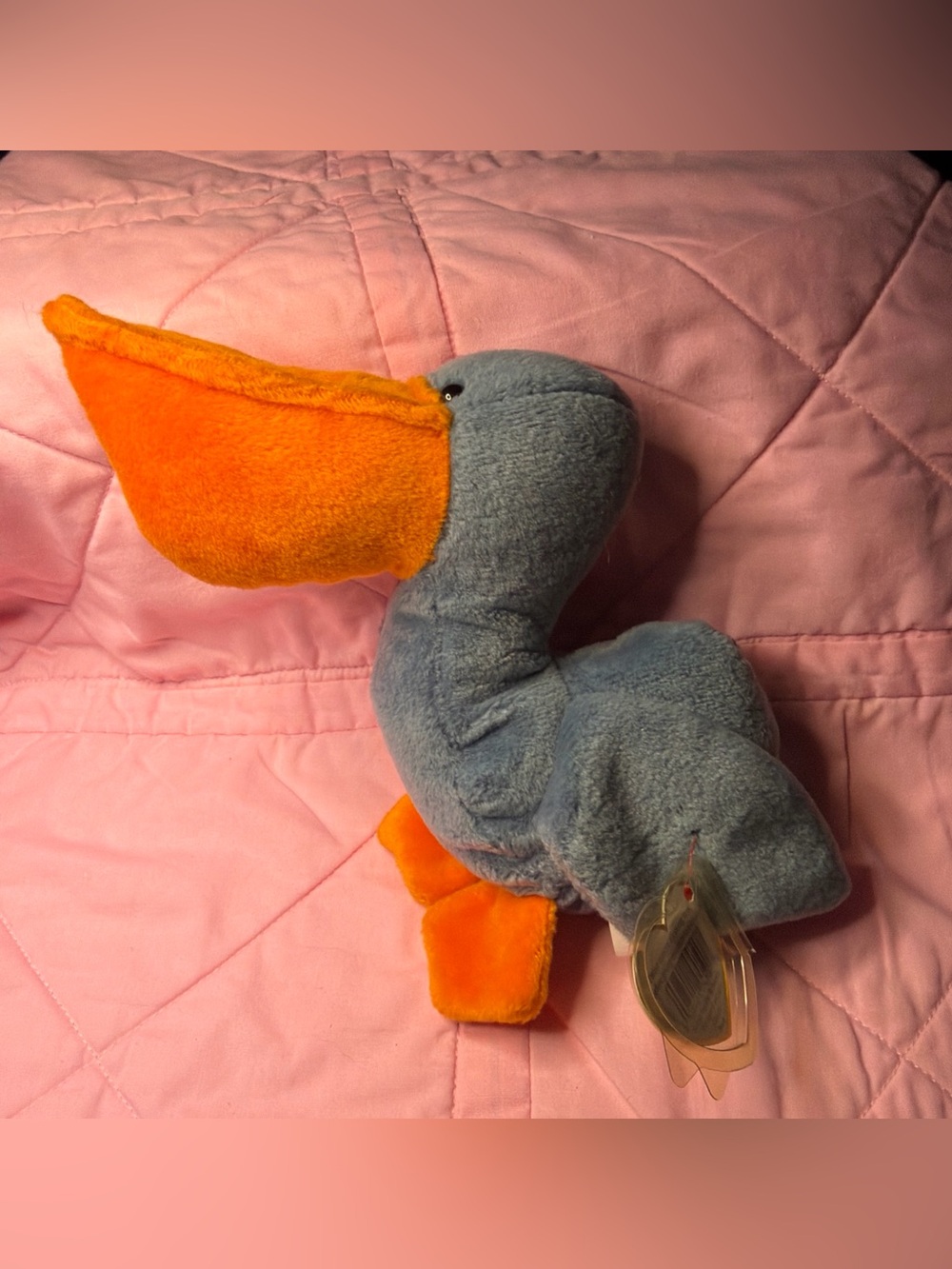 Ty 4107 Scoop the Pelican Beanie Babies Vintage 1996